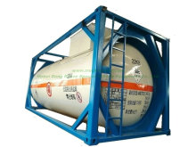 ISO 액체 염소 탱크 컨테이너 20FT 21, 670 리터 (27 톤) 클래스 8 Cl2 UN1791 수압 테스트 압력 1.95MPa