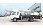 물자 트럭에 의하여 거치되는 기중기 10-16 톤, 가득 차있는 유압 트럭 기중기를 드는 FO톤 협력 업체
